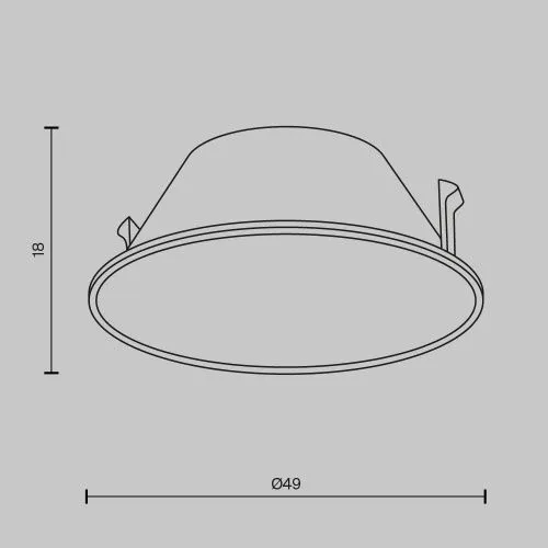 Комплектующие для светильника Technical Ring057-7-B  фото 2