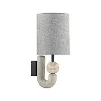 Бра ODEON LIGHT EXCLUSIVE  5410/1WA Bagel текстиль/серый 